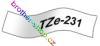 TZe-231 ern/bl pska originl BROTHER TZE231 ( TZ-231, TZ231 )