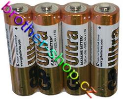 Alkalická baterie 1,5V Ultra LR6 GP (AA, tužka) 4ks