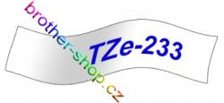 TZe-233 modrá/bílé páska originál BROTHER TZE233 ( TZ-233, TZ233 )