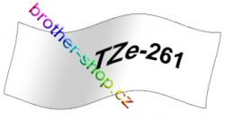 TZe-261 černá/bílé páska originál BROTHER TZE261 ( TZ-261, TZ261 )